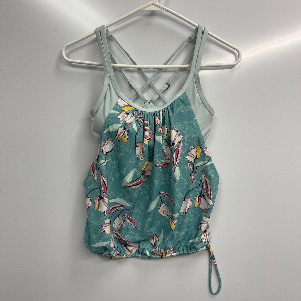 Calia 2-in-1 Tankini Top in Botanical‎ Gardens Size XS - Picture 4 of 9